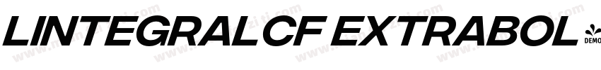 lIntegralCF ExtraBol字体转换
